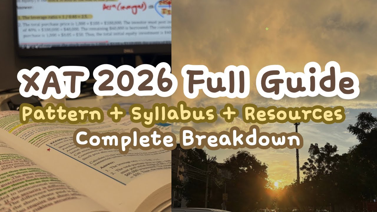 How to Prepare for XAT 2026: Complete Syllabus, Important Topics, Exam ...