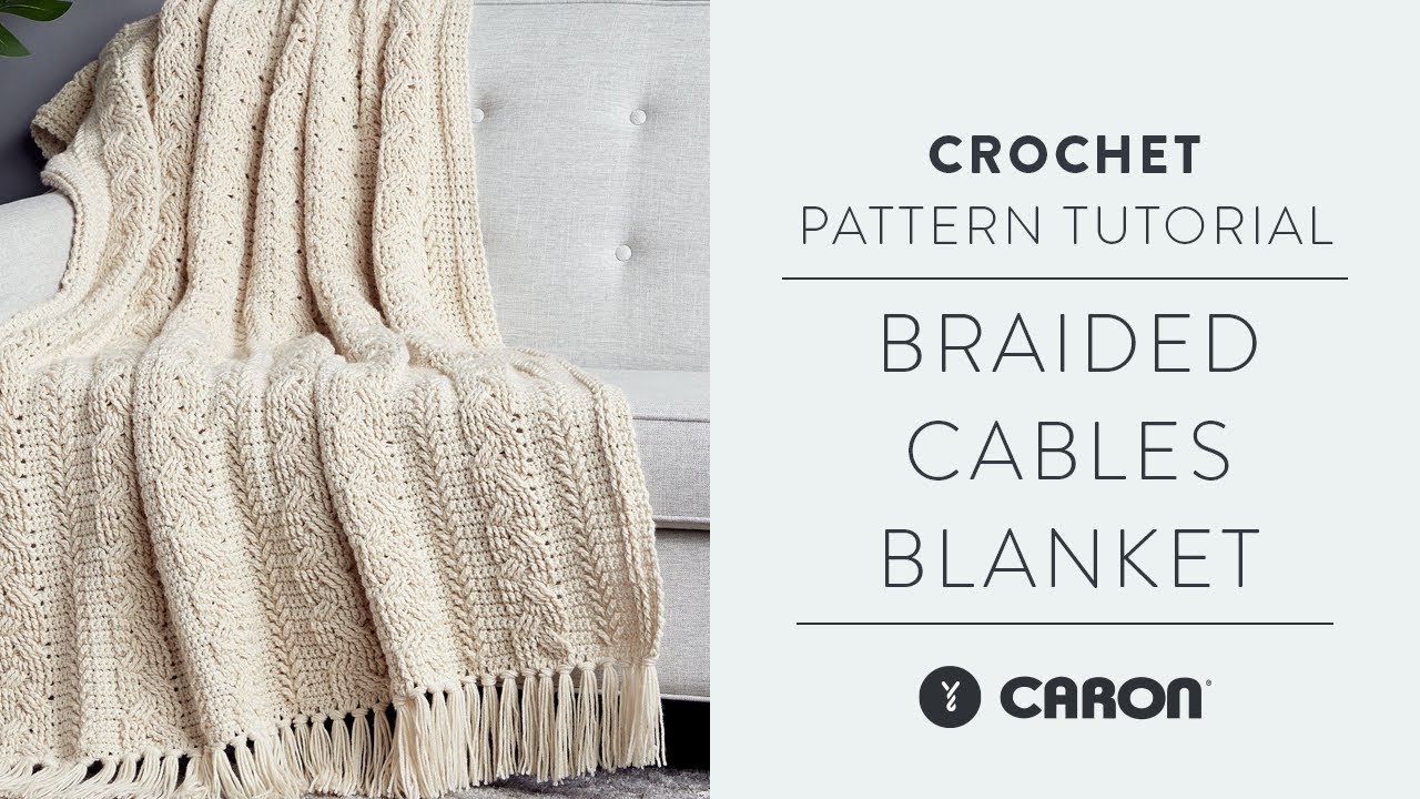 Chunky Braided Cabled Blanket Crochet Pattern – IKCrochet