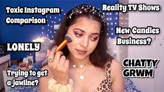LET'S CHAT ABOUT LIFE WHILE I GET READY | FEELING LOW, MESSY ROUTINE & FEW GOOD THINGS