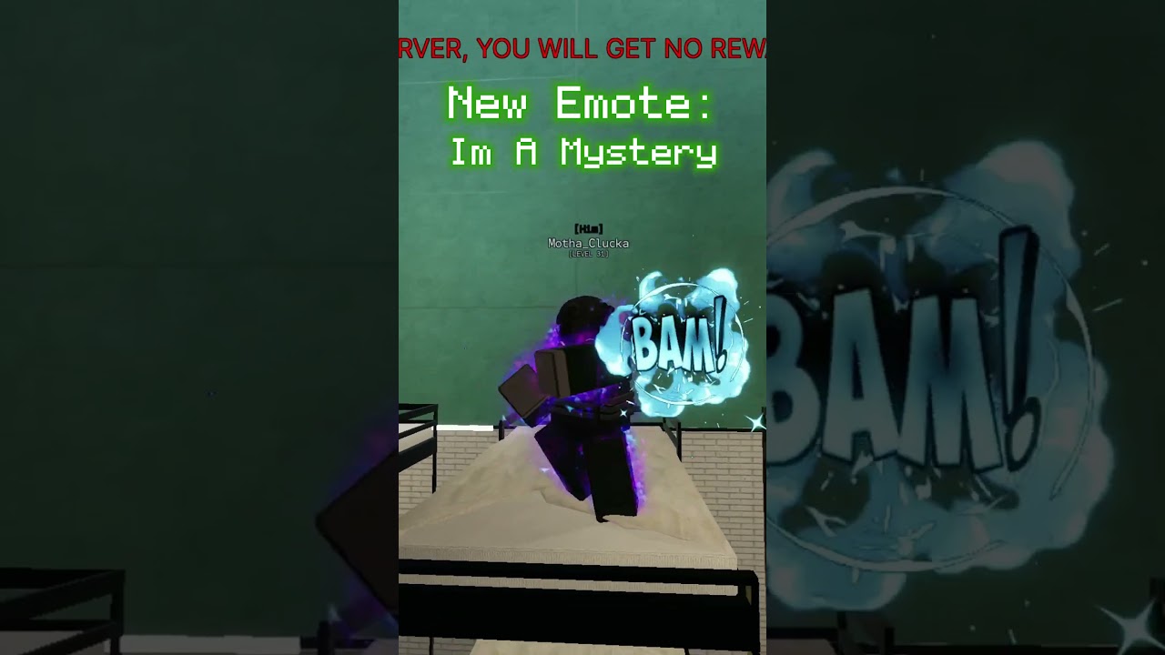 New Emote: I'm A Mystery 