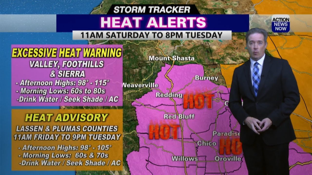 Storm Tracker Forecast - Hotter Thursday and Friday; Dangerous Labor ...