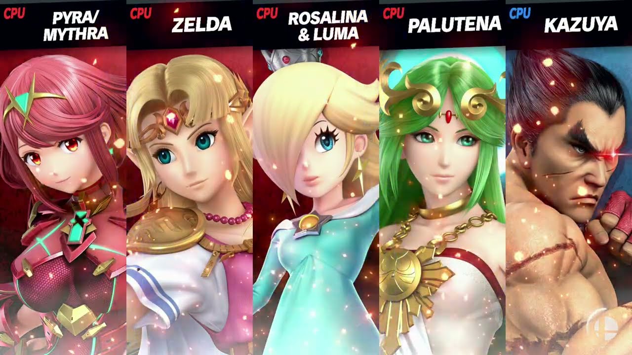 Super Smash Bros. Ultimate - The Goddesses teach Kazuya a lesson!