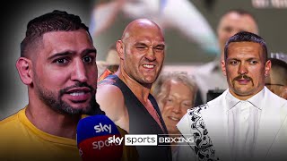 "Tyson has the tools to win" 🧐 | Amir Khan predicts Fury vs Usyk