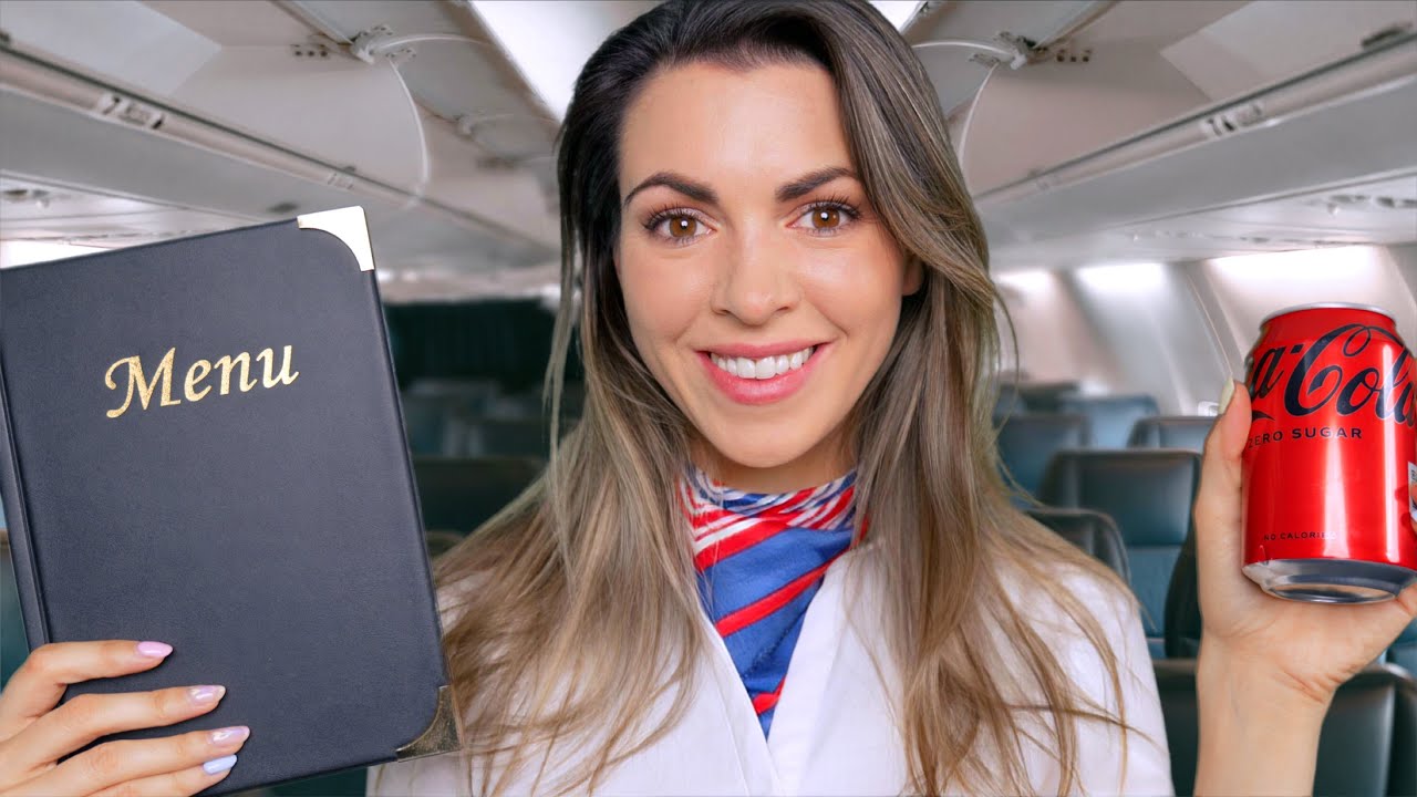 [ASMR] Luxury Flight Attendant RP ✈️