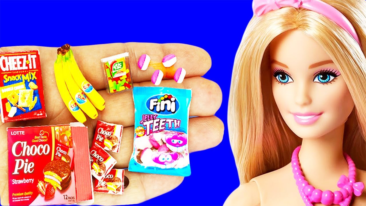 20 DIY MINIATURE REALISTIC HACKS AND CRAFTS MINI FOOD, SEWING CRAFTS