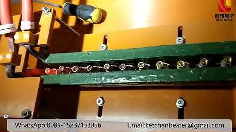 Linear automatic feed induction brazing system for copper joint welding & Indcution brazing line