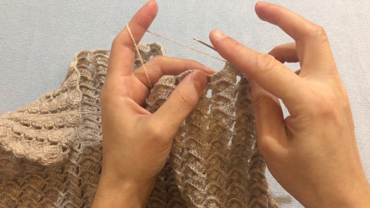 Midye Kabuğu Modeli Yelek kol kesimi