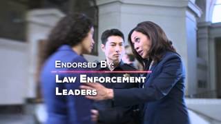 Kamala Harris - "Prosecutor with Conviction"