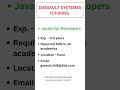 Dassault Systemes is hiring a JavaScript Developers for Pune Location | Apply Now #itjobs