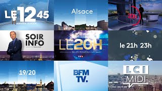 French TV News Intros 2020 / Openings Compilation (HD)