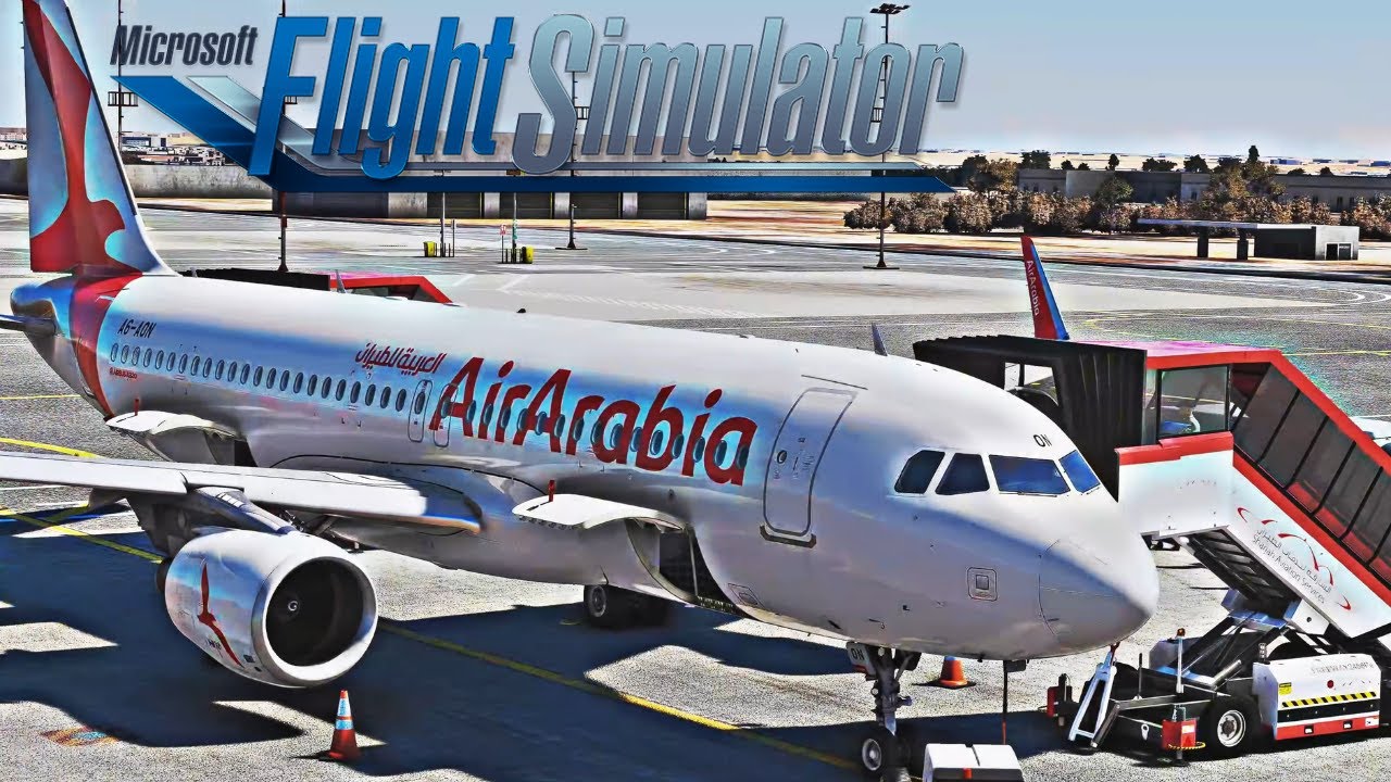 Final Approach into Sharjah | Stunning Landing View #msfs2020 #landing #fenix