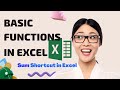 Basic Excel Functions related to SUM | All Sum Functions in Excel