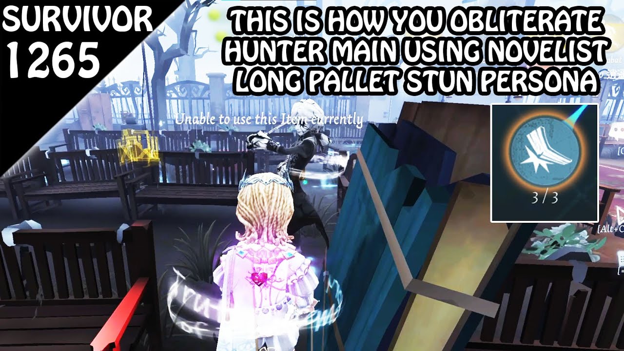 Novelist + Great Power persona deadly combo - Survivor RAnk #1265 (Identity v)