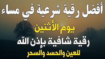 أفضل رقية شرعية في مساء يوم الأثنين علاج الحسد_السحر_العين _حفظ وتحصين للمنزل _القارئ علاء عقل