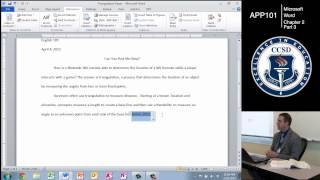 APP101 - Word Chapter 2 - Part 3