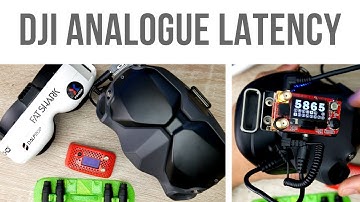 DJI FPV Goggles Analogue Input Latency // URUAV 5.8G RX PORT