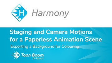 How to Export a Background for Colouring from Harmony