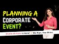 Looking To Plan A Corporate Event? Studio 19 Films Is Here To Help!