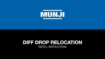Munji 4x4 Accessories - Diff Drop Relocation (Install Instructions)