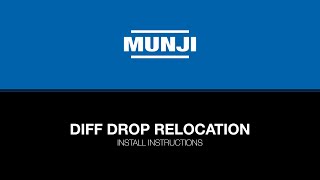 Munji 4x4 Accessories - Diff Drop Relocation (Install Instructions)