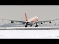 Подскочил и затормозил 4-мя реверсами - A340-200 Conviasa / Первое видео года / Внуково 2021