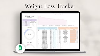 Weight Loss Tracker Spreadsheet for Google Sheets - Haye Ameri screenshot 4