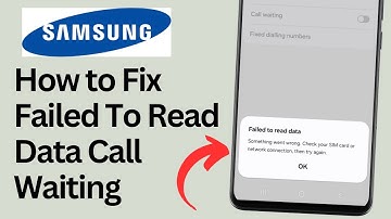 How to Fix failed to read data call waiting ?