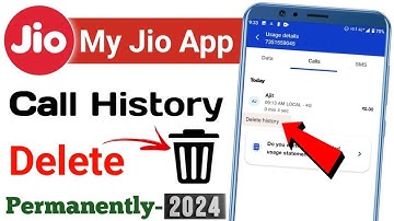 My Jio App se Call History Kaise Delete Kare | my jio app se call history kaise delete kare 