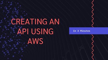 Creating an API using AWS in 3 minutes!