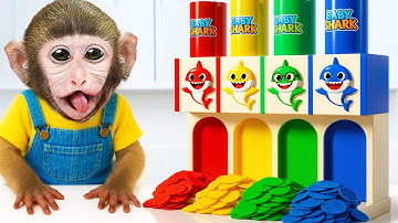 Monkey MoMo & Monkey Nana Drives a tractor:A fascinating Journey to Overcome Baby Shark Challenge
