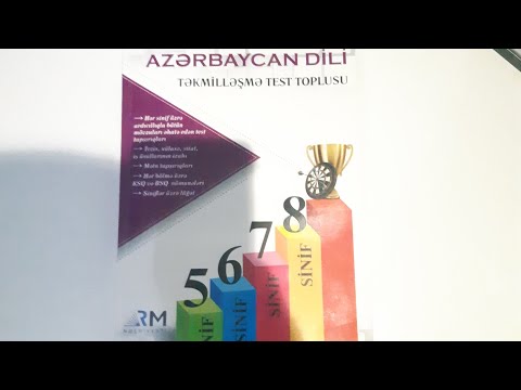 5,6,7,8-ci sinifə qədər Azərbaycan dili təkmilləşmə test toplusu cavabları