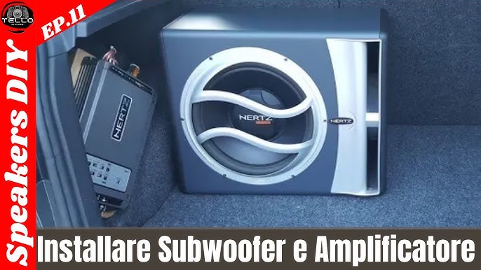 Collegare un amplificatore auto e tarare il gain; Car Audio 