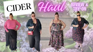 CIDER PLUS SIZE HAUL PT. 2 | REVIEW & TRYON | SPRING & SUMMER 2024