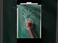 how to draw a pineapple 🍍#shorts