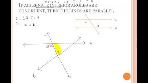 5.2 Proving that Lines are Parallel