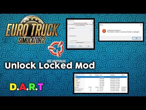 SCS New Orginal unlocker | ETS 2 Mod Unlock | Damage Achive Repair Tool |