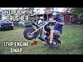 Crusher Mini Bike Build | $20 Mini Bike Gets a Tillotson 225!