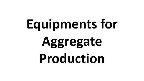 ACT-Lecture 12-Equipments for Aggregate Production-By Prof.S.H.Thumar