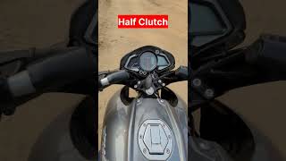 Difference Between Half Clutch And Full Clutch #bikeriding #learningbike #shorts