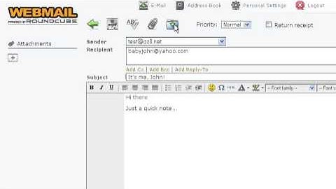 How to save a draft message in RoundCube