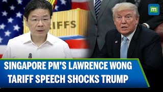 LIVE: Singapore PM's Shocking WORLD WAR Message To Trump After Tariffs Bombshell | Viral Speech