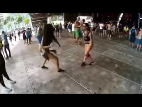Amazing Techno Dance By Two Hot Girls