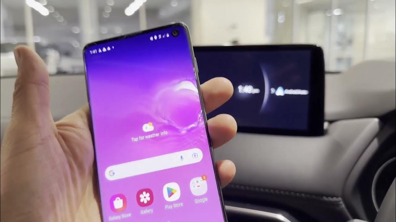 Wireless android auto on Mazda CX-5 with AA wireless usb plug and play