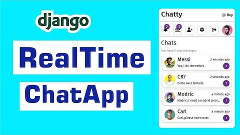 Build a RealTime ChatApp with Django - Live Demo