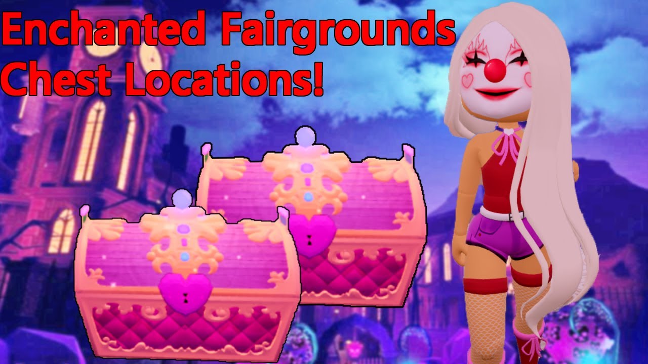 *EASY* Enchanted Fairgrounds Chest Locations In Crown Academy YouTube