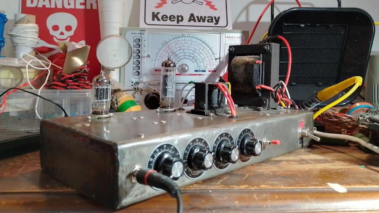Low Budget Tube Amp Build – Part 4, Tubes Changed, Impedance Matching, Power Output Test, Demo!