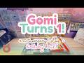 🐻🎂 Gomi Turns 1! - Anniversary Vlog + Art Supplies Haul (LoFi)
