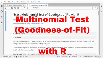 R - Exact Multinomial Goodness-of-Fit Test