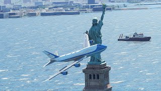 Very Dangerous Landing At New York Airport, Ufo Flew Too Low Before Landing